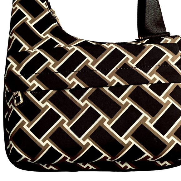 DVF Diane Von Furstenberg Target Utility Crossbody Bag Vintage Weave Neutral NWT - Picture 3 of 7